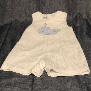 White seersucker boutique whale jon jon